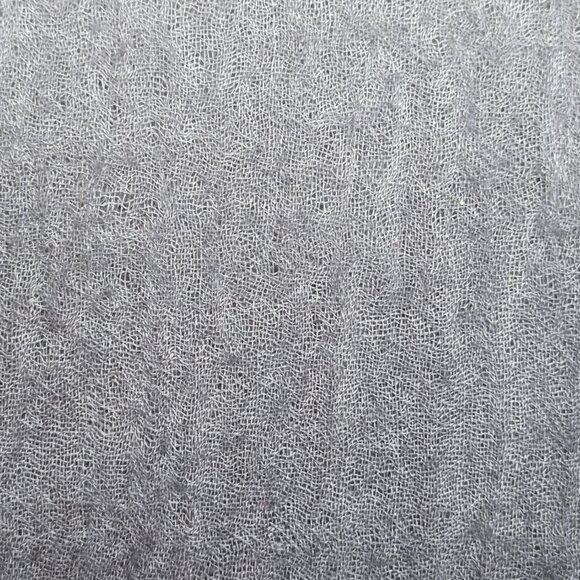 NWOT Cashmere Gradient Black & Grey Lightweight Scarf Ombre - Picture 8 of 10